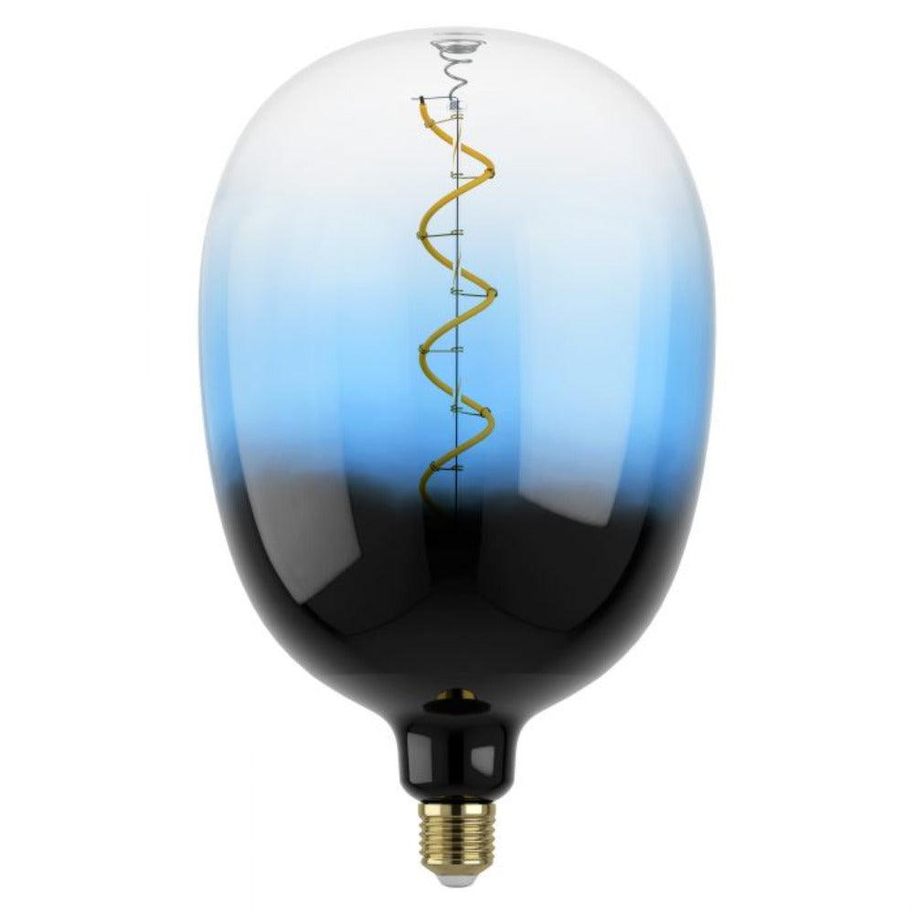 Filament Dimmable LED T180 Globe 240V 4W ES Blue Transparent Glass 2000K - 12552