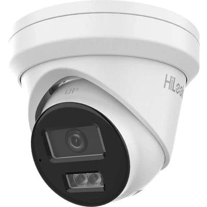 Hikvision HiLook 8MP 4K IPC-T381H-MU IntelliSense Turret IP Camera with Built in Mic white