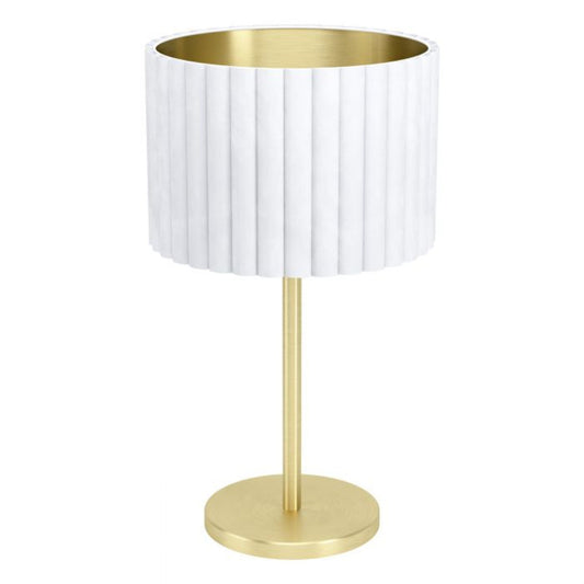 Tamaresco 1 Light Table Lamp Brushed Brass Steel - 39766N