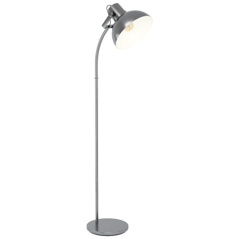 Lubenham 1 1 Light Floor Lamp Antique Nickel - 43172N