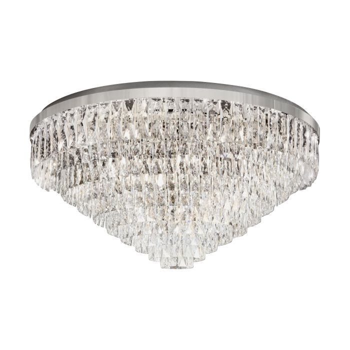 Flush fitting deals crystal ceiling lights