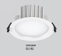 LED downlight 10W 90mm cutout flat DL191 / concave recessed DL192