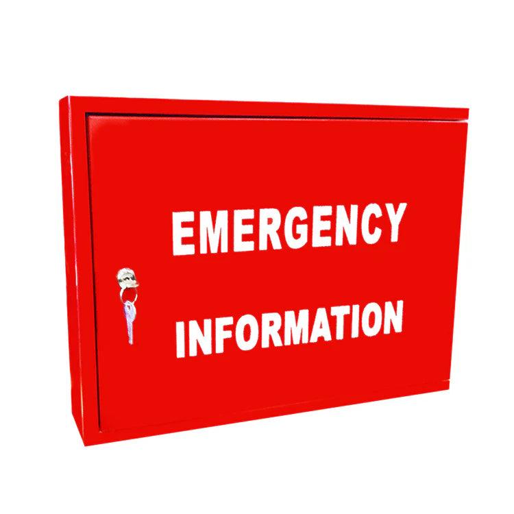 Metal Emergency Information Cabinet -EMCAB