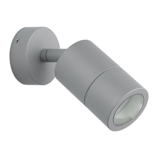 Fremantle Adjustable Outdoor Wall Light Silver Grey - 206145