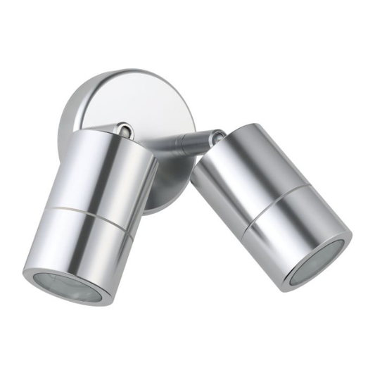 Fremantle 2 Light Adjustable Outdoor Wall Light Titanium - 206148