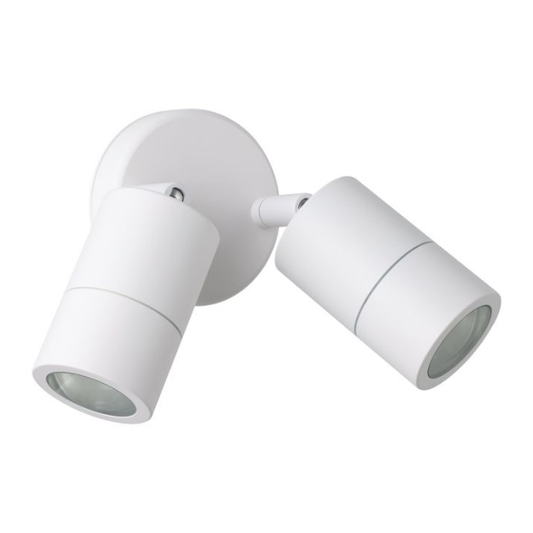 Fremantle 2 Light Adjustable Outdoor Wall Light White - 206151