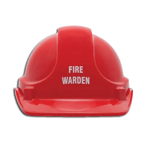 Red Fire Warden Hardhat - FBFWHARDHAT