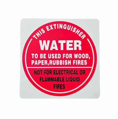 Air Water Extinguisher I.D Sign - IDAW