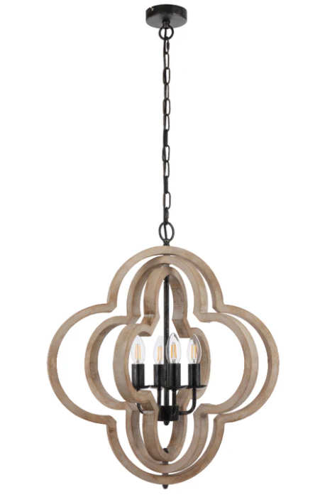 Telbix OMAR 4 LIGHT PENDANT - OMAR PE4-BK