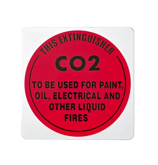 CO2 Extinguisher I.D Sign - IDCO2