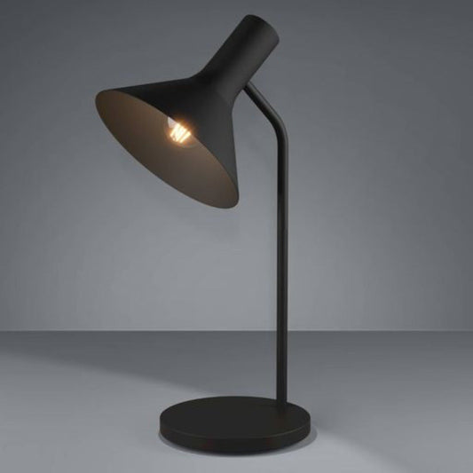 MORESCANA Table Lamp 1 Light Black Steel - 390221N