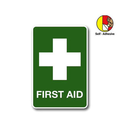 Self-Adhesive PVC First Aid Location Sign - SLFASA