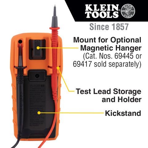 Digital Multimeter, Manual-Ranging, 600V - A-MM325