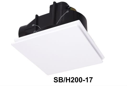 ALTAIR 17 EXHAUST FAN SQUARE - SB/H200-17